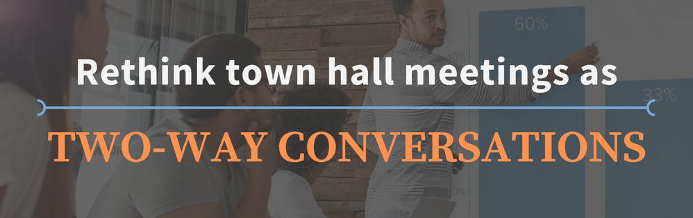 town hall meeting format banner